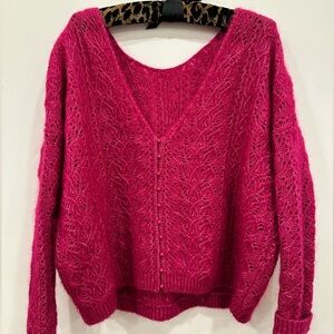 Sezane Lison jumper in fuschia - excellent condition ✨